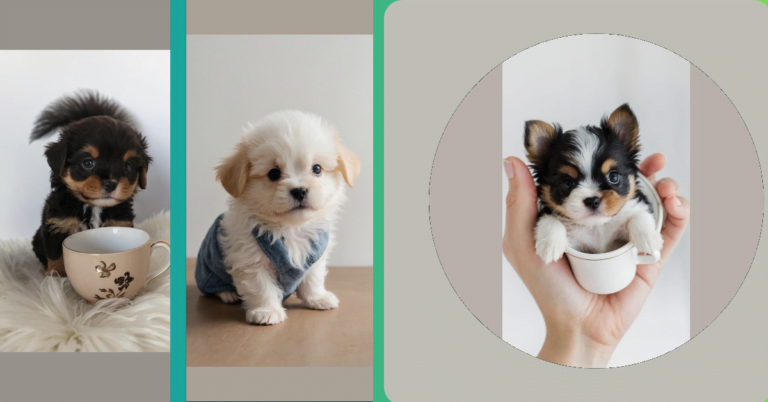 Pocket-sized Joy: Embracing 15 Cute Teacup Puppies