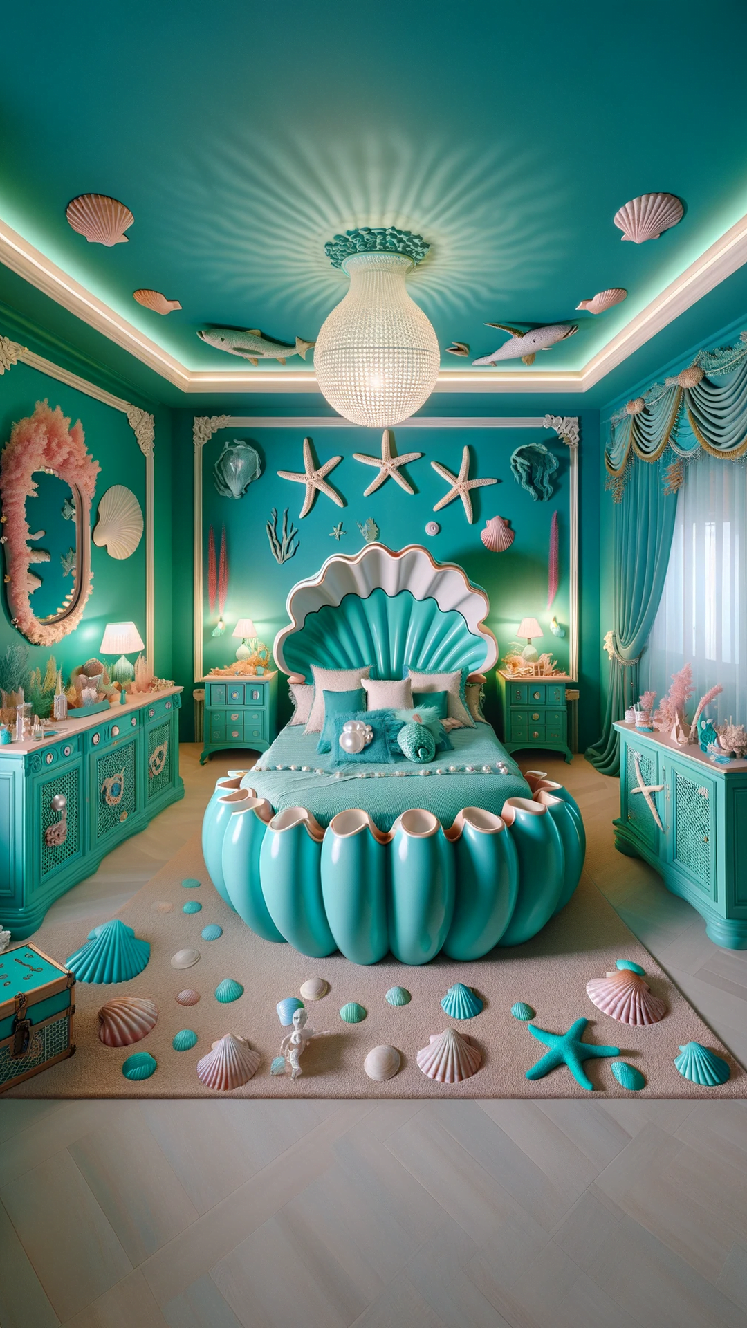 Mermaid Magic: Underwater Girly Room Decor Inspiration