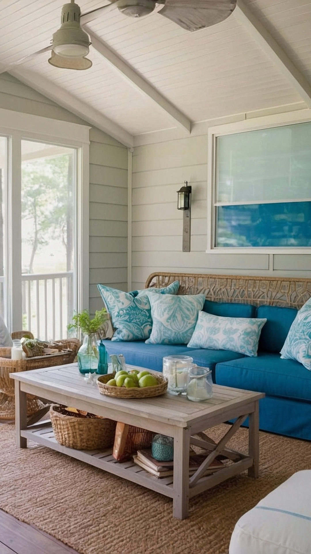 Nature's Embrace: Screened Porch Drafts