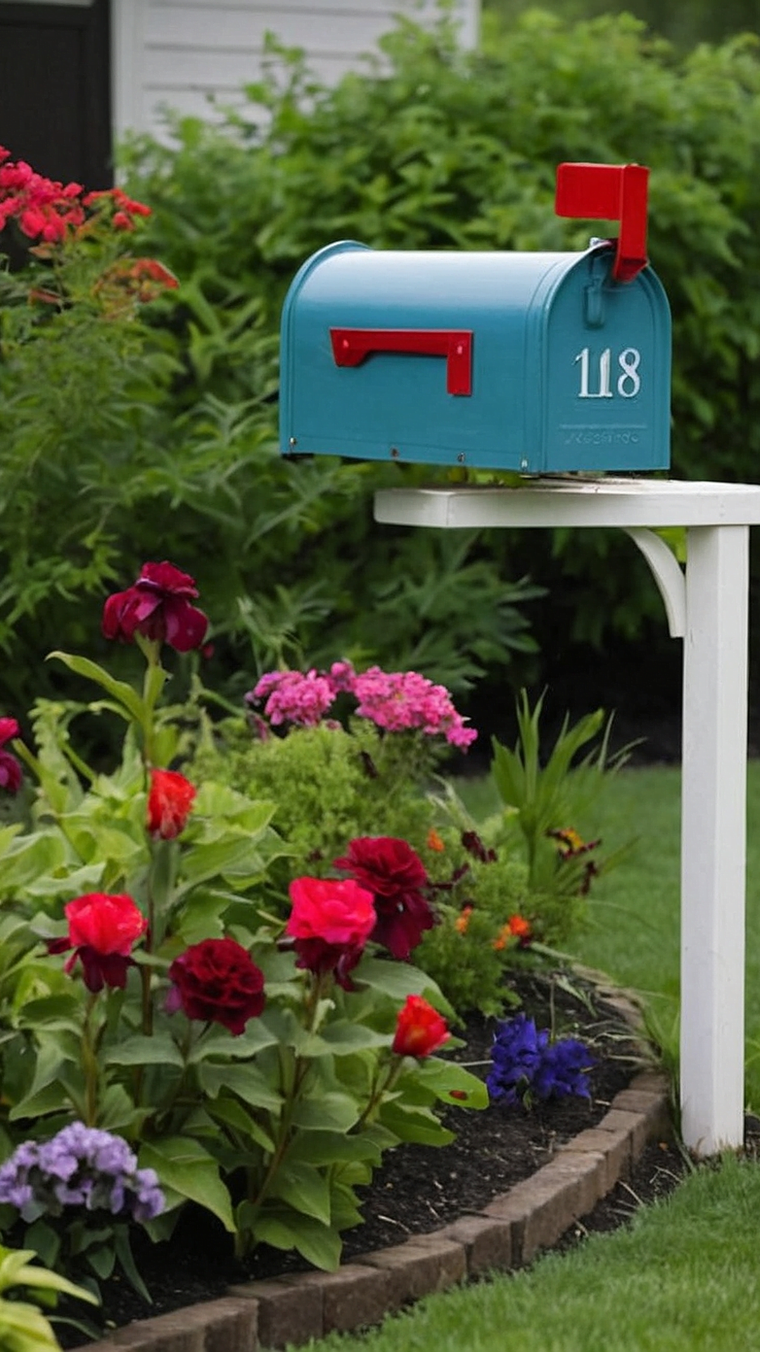 Mailbox Floral Fantasy