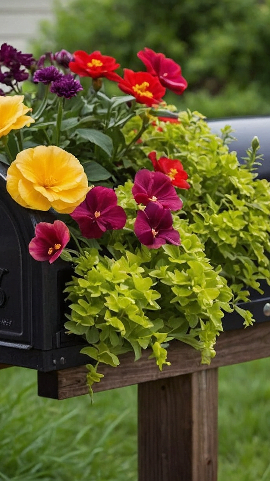 Scenic Mailbox Flower Gardens