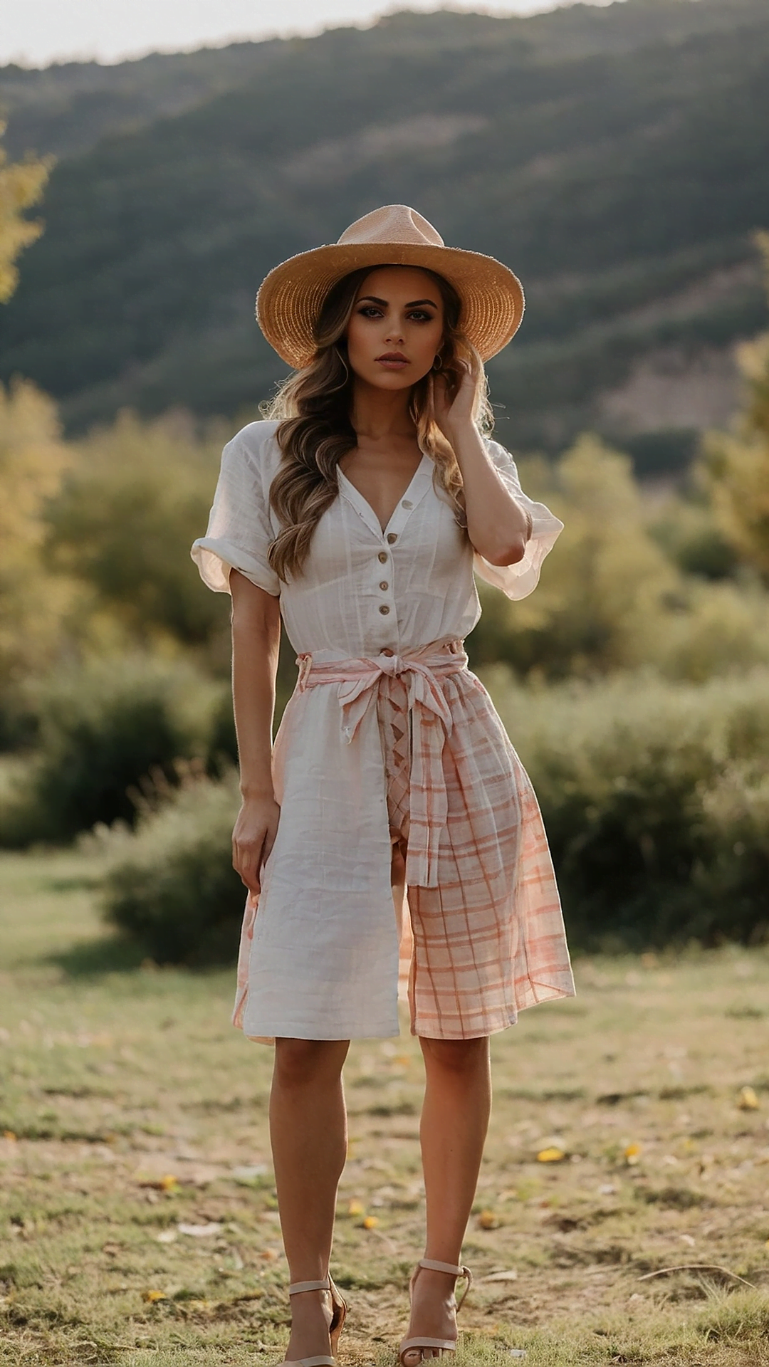 Outdoor Elegance: Women's High-Fashion Picnic Outfits