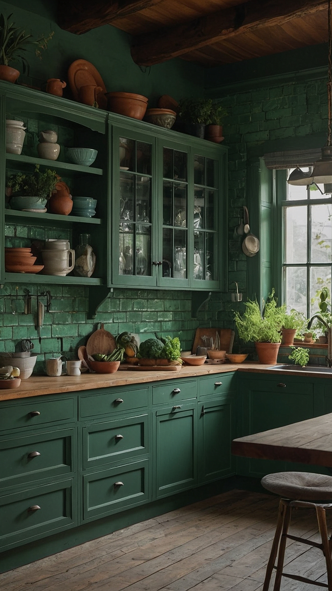 Green Oasis Retreat: Kitchen Inspiration