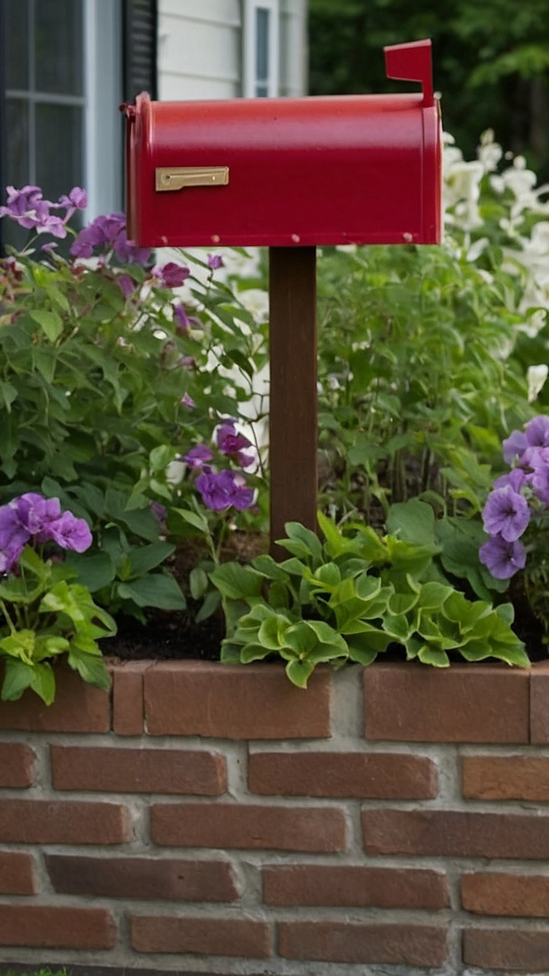 Whimsical Mailbox Flower Fantasia