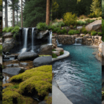 Enchanting Retreat: Creating a Relaxing Poolside Paradise with Large Rocks