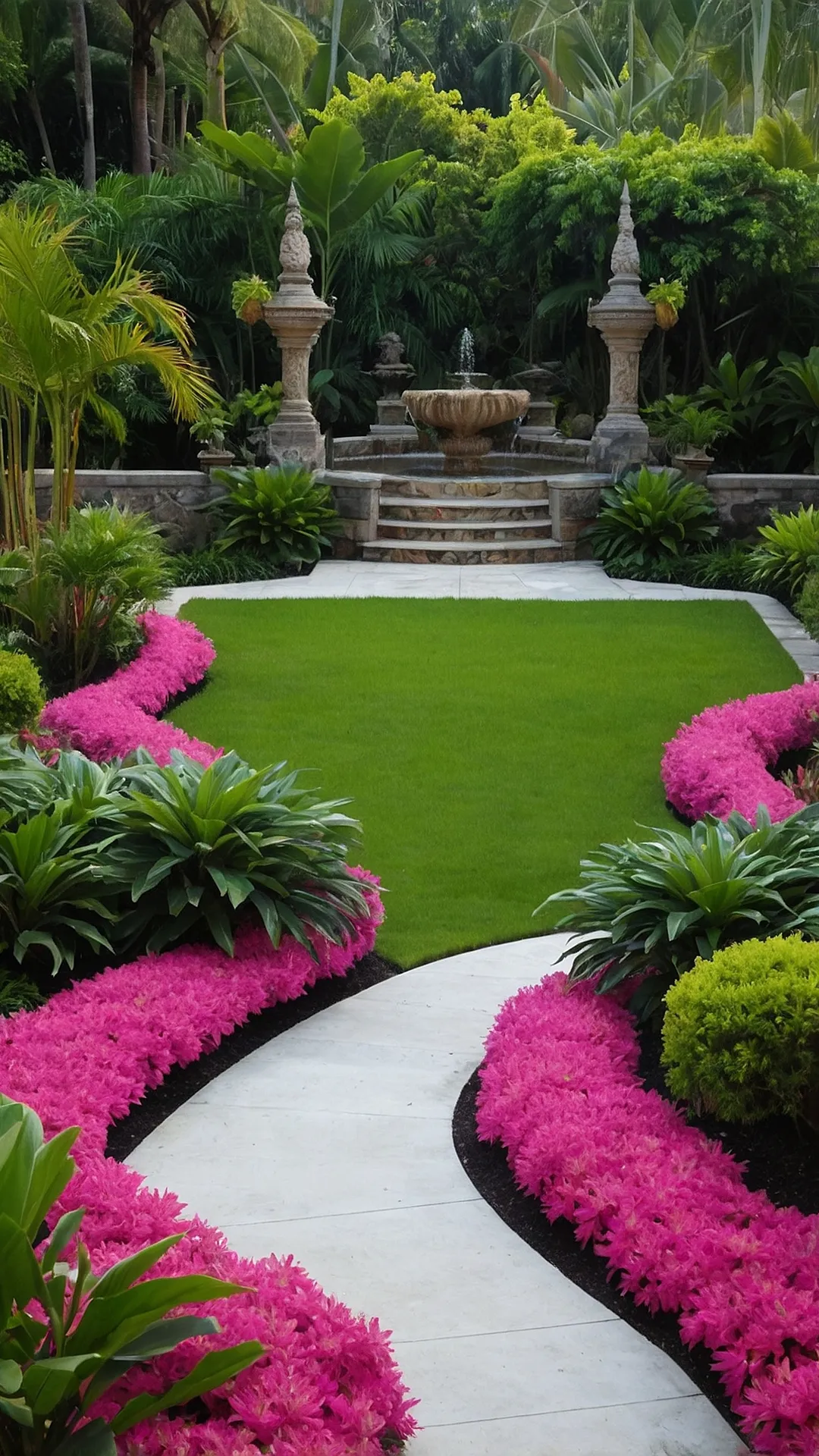 Exotic Escape: Front Yard Tropical Designs