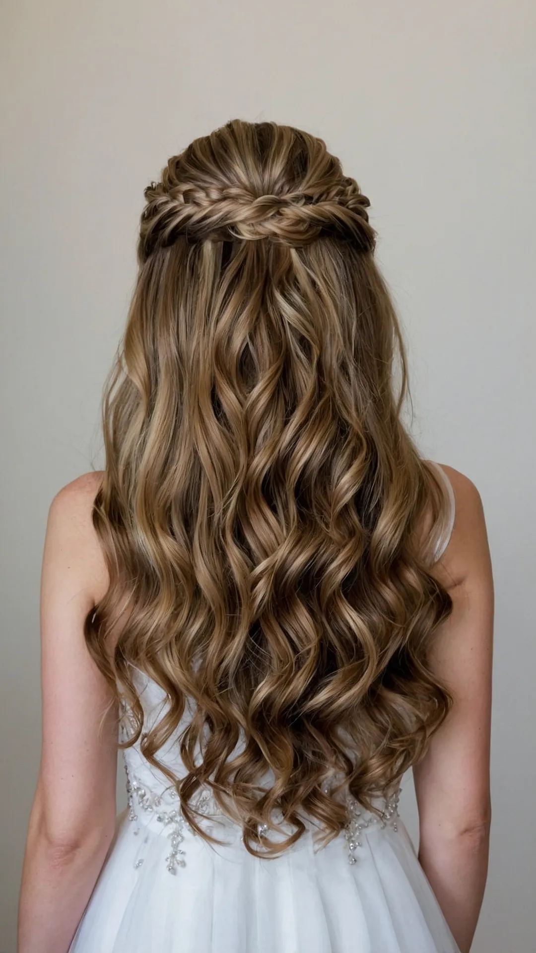 Cascading Glamour: Long Hair Prom Hairstyle Inspiration