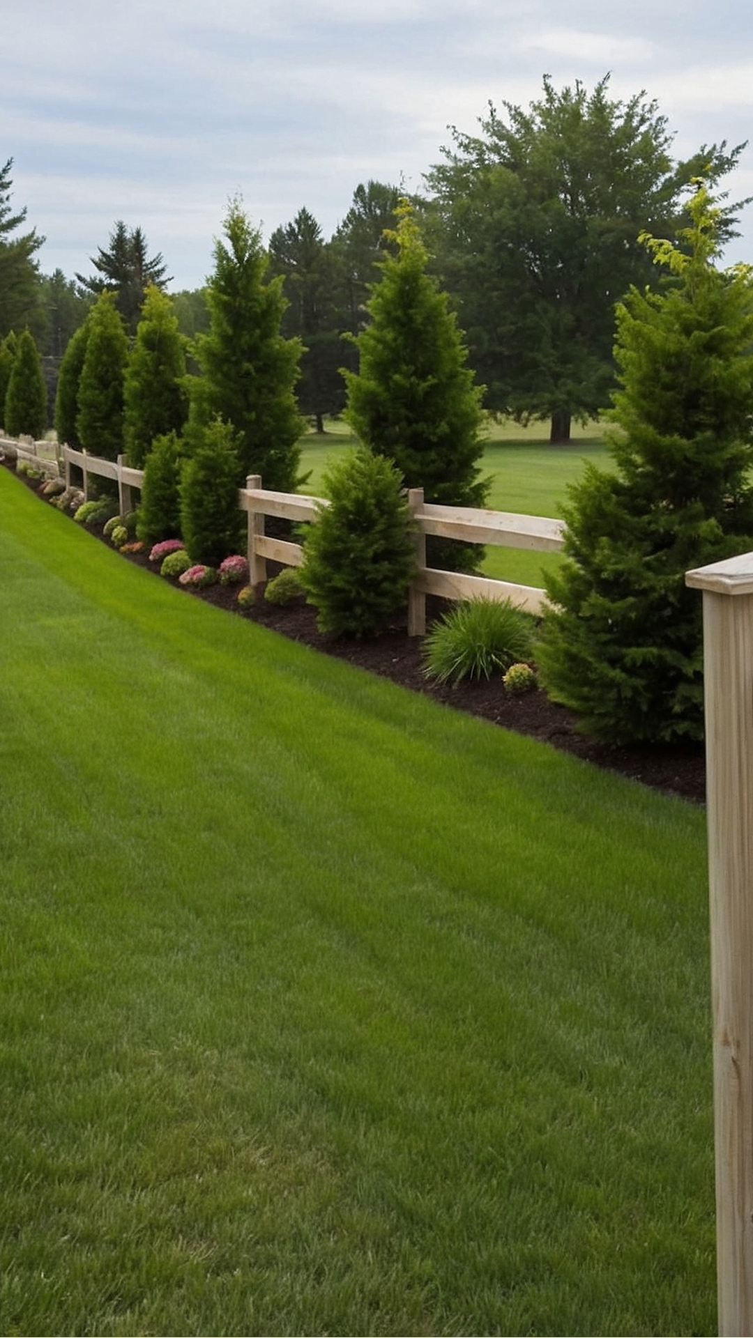 Greener Graph: Fence Line Landscaping Inspirations