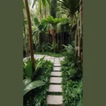 Tropical Tranquility: Elevate Your Terrace with These 15 Jungle Garden Ideas