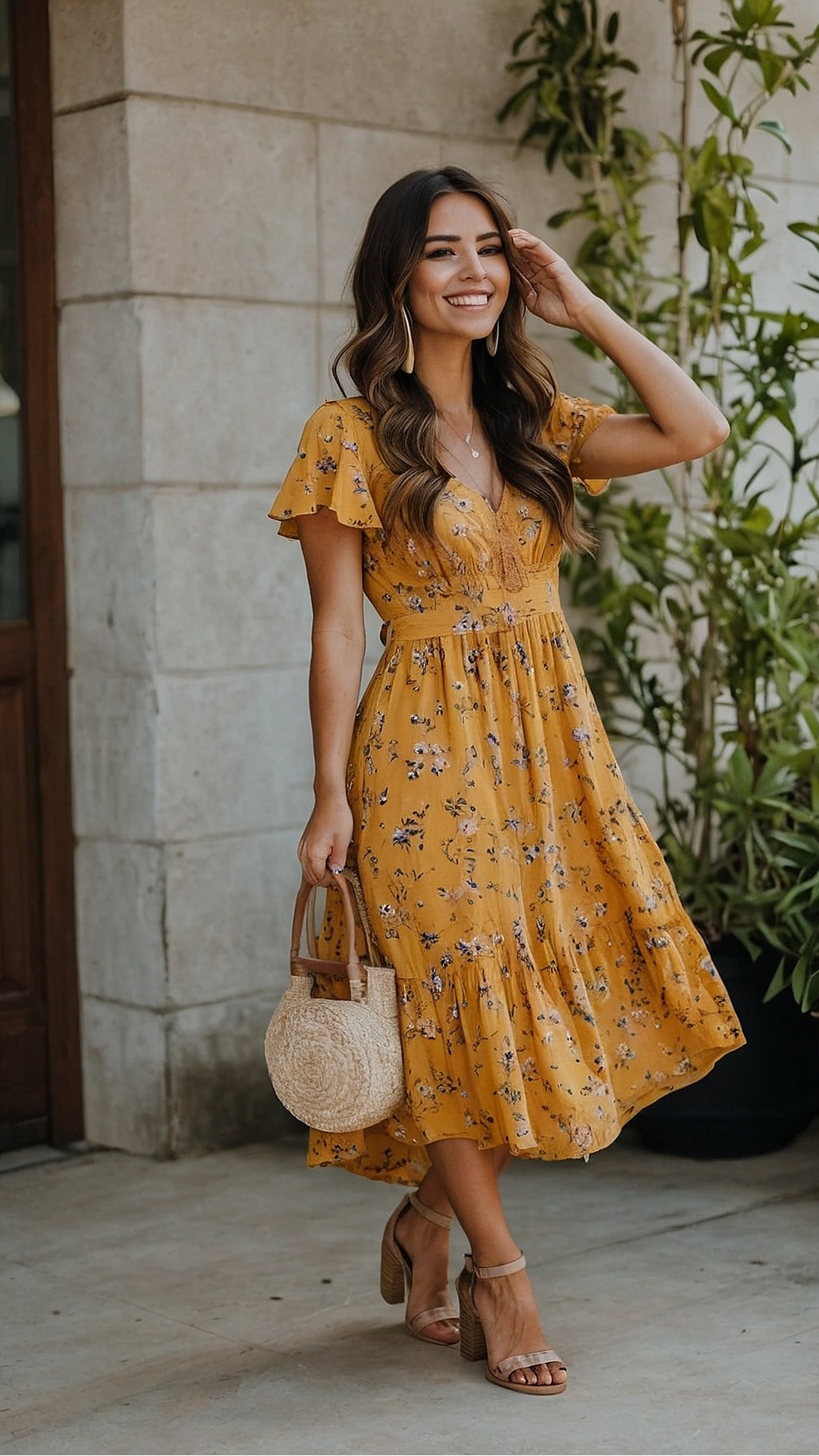 Nature's Elegance: Floral Maxi Dress Edit