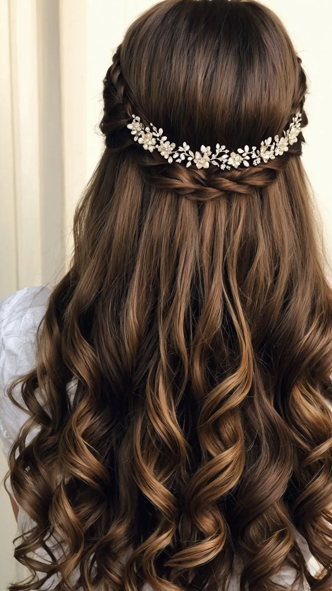 Ethereal Elegance: Long Hair Prom Hairstyle Ideas