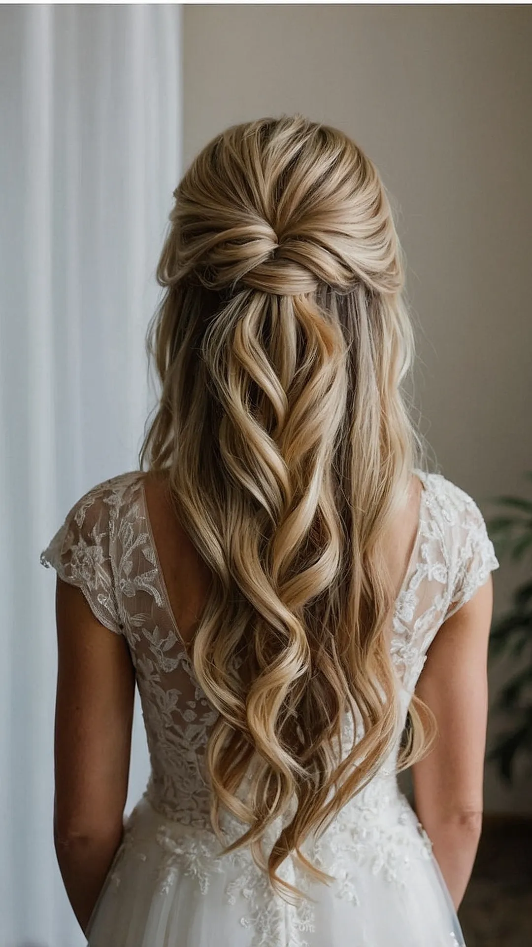 Chic Wedding Half Up Half Down Hairstyle Collection