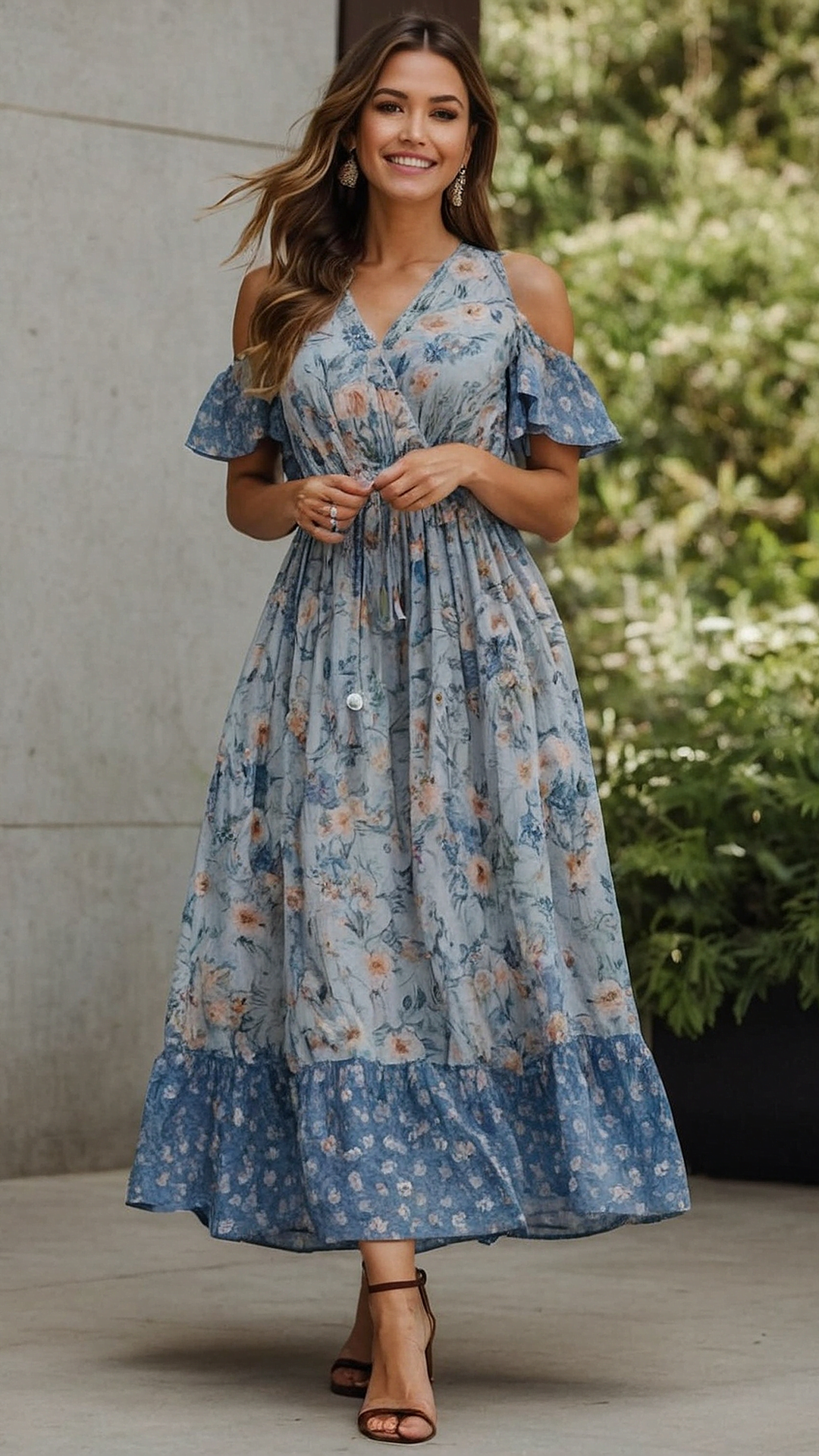 Floral Cascade: Maxi Dress Wardrobe Essentials