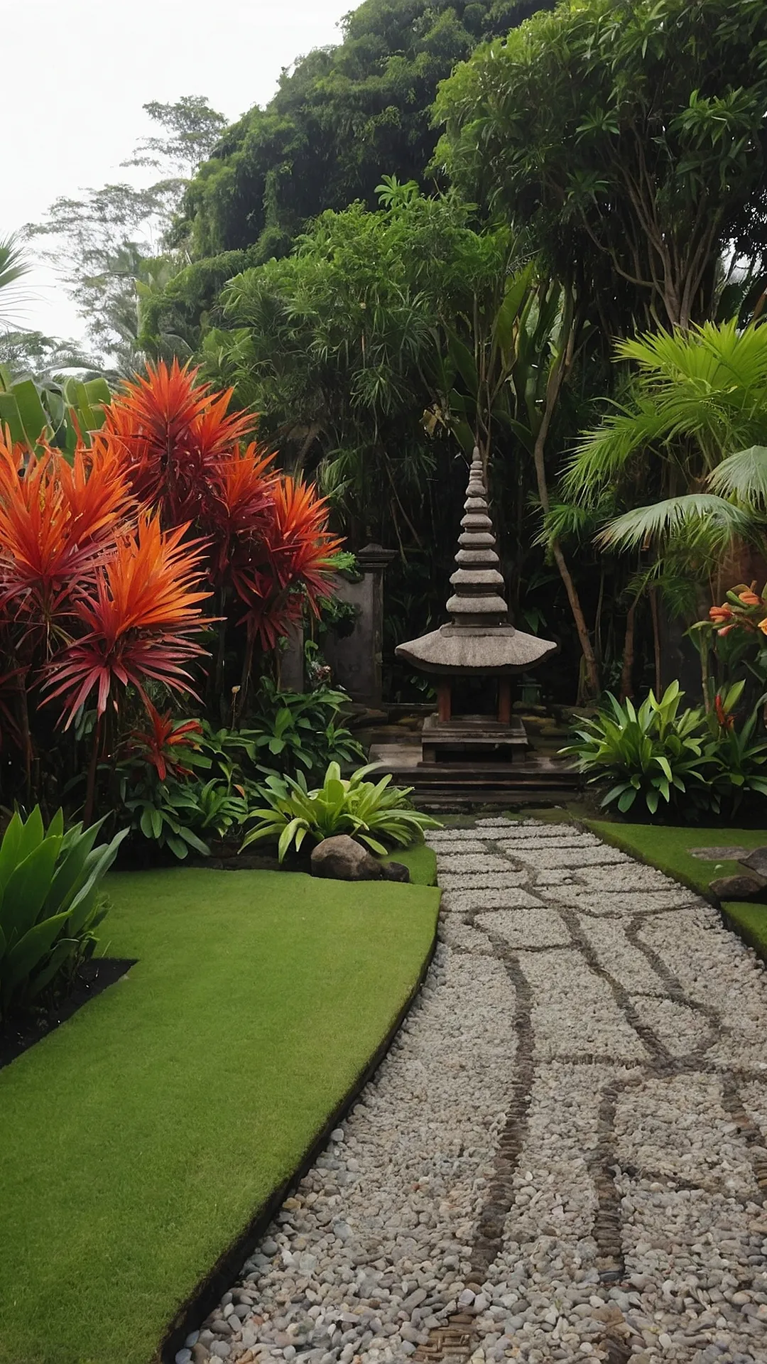 Sacred Sanctuary: Balinese Garden Reflections