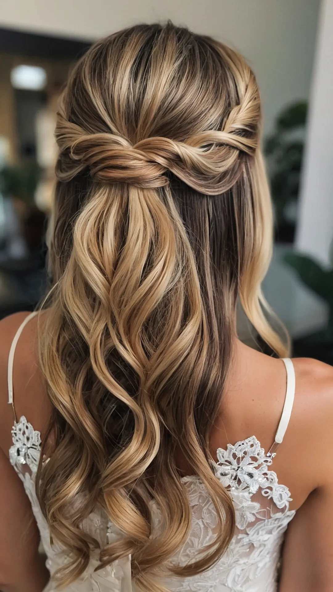 Whimsical Wedding Half Up Half Down Looks