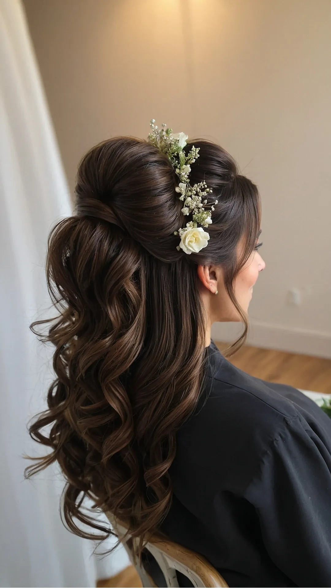 Enchanting Half Up Half Down Bridal Hairstyles