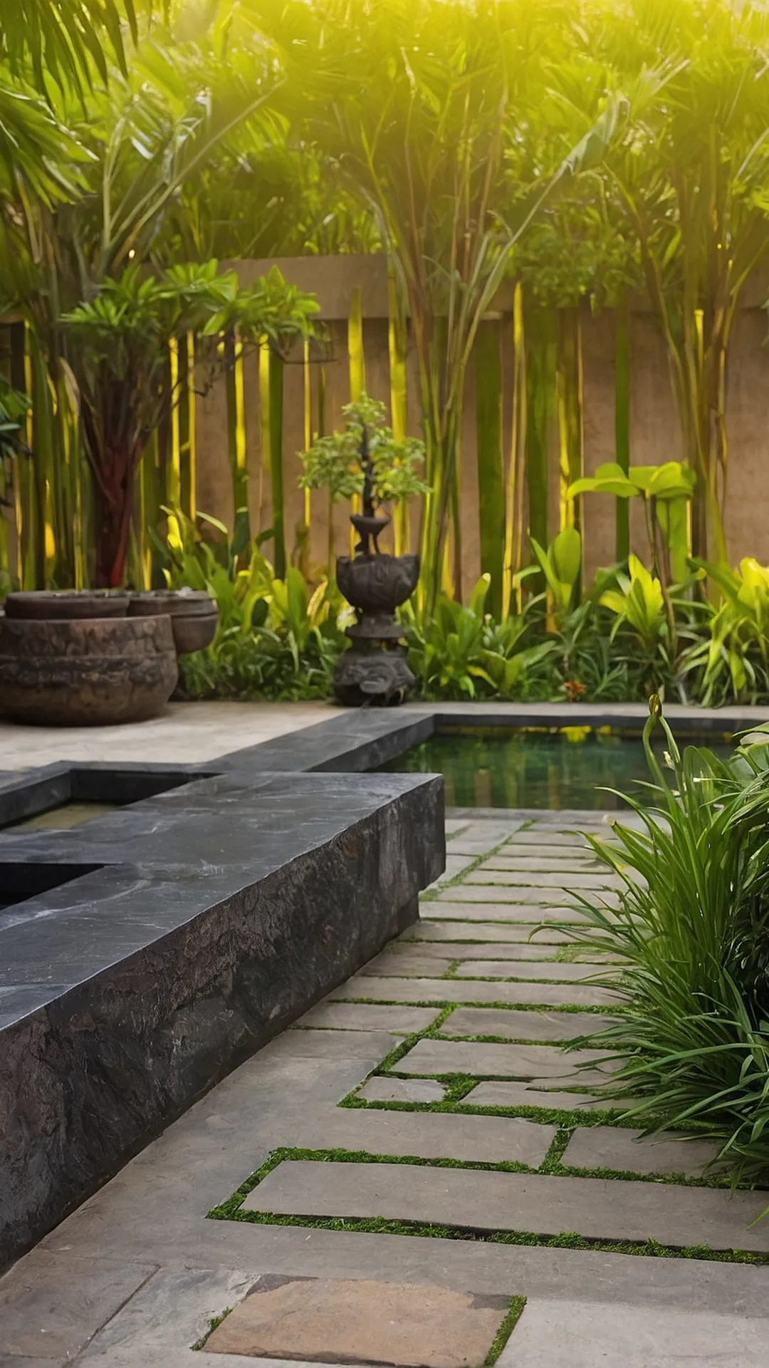 Lush Serenity: Balinese Garden Dreamscapes