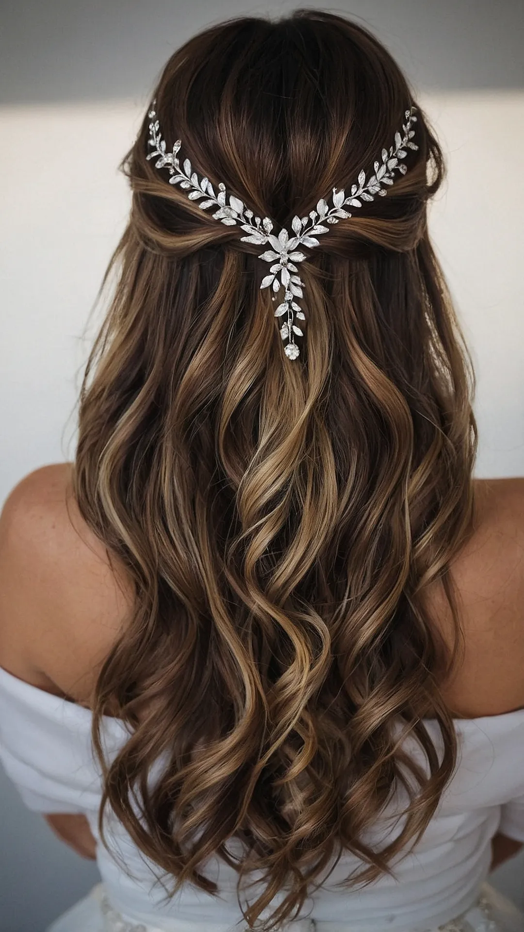 Divine Half Up Half Down Wedding Hairstyle Showcase