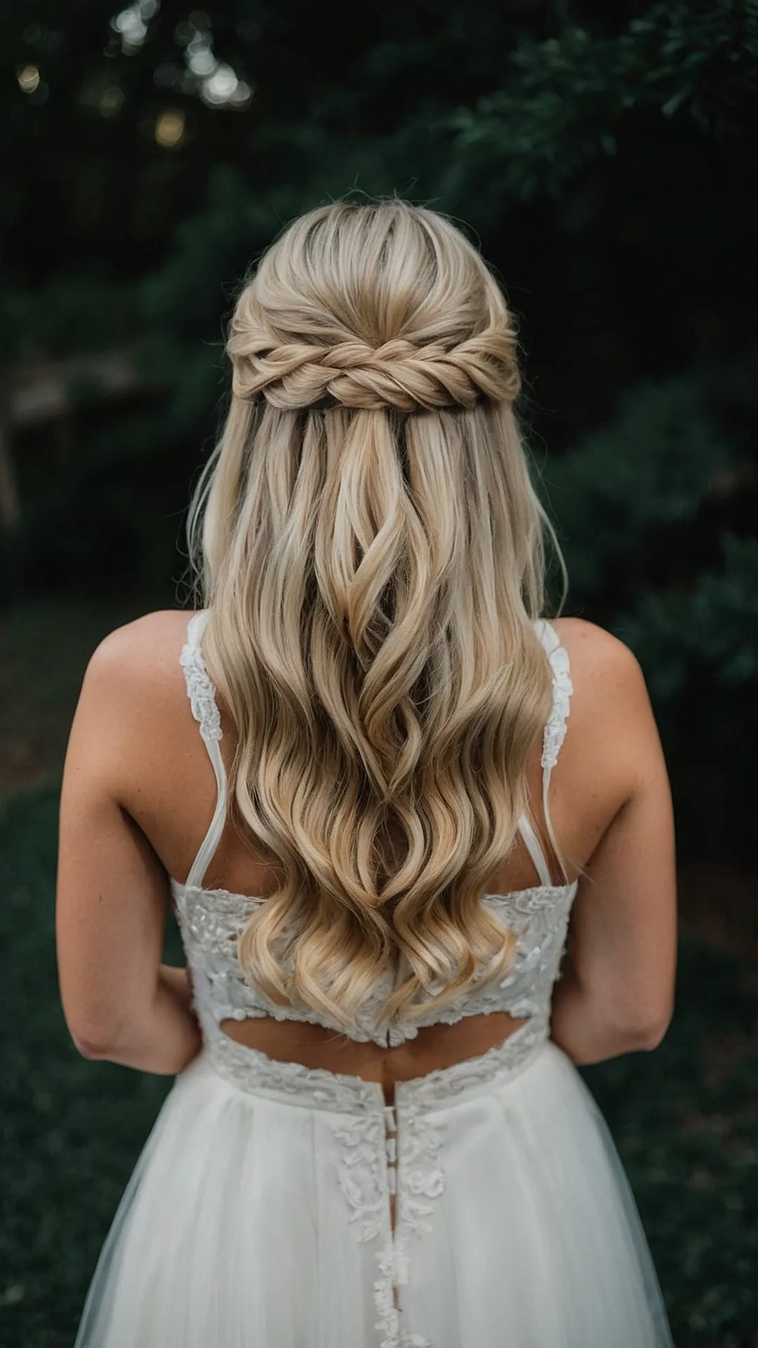 Graceful Half Up Half Down Bridal Hair Trends