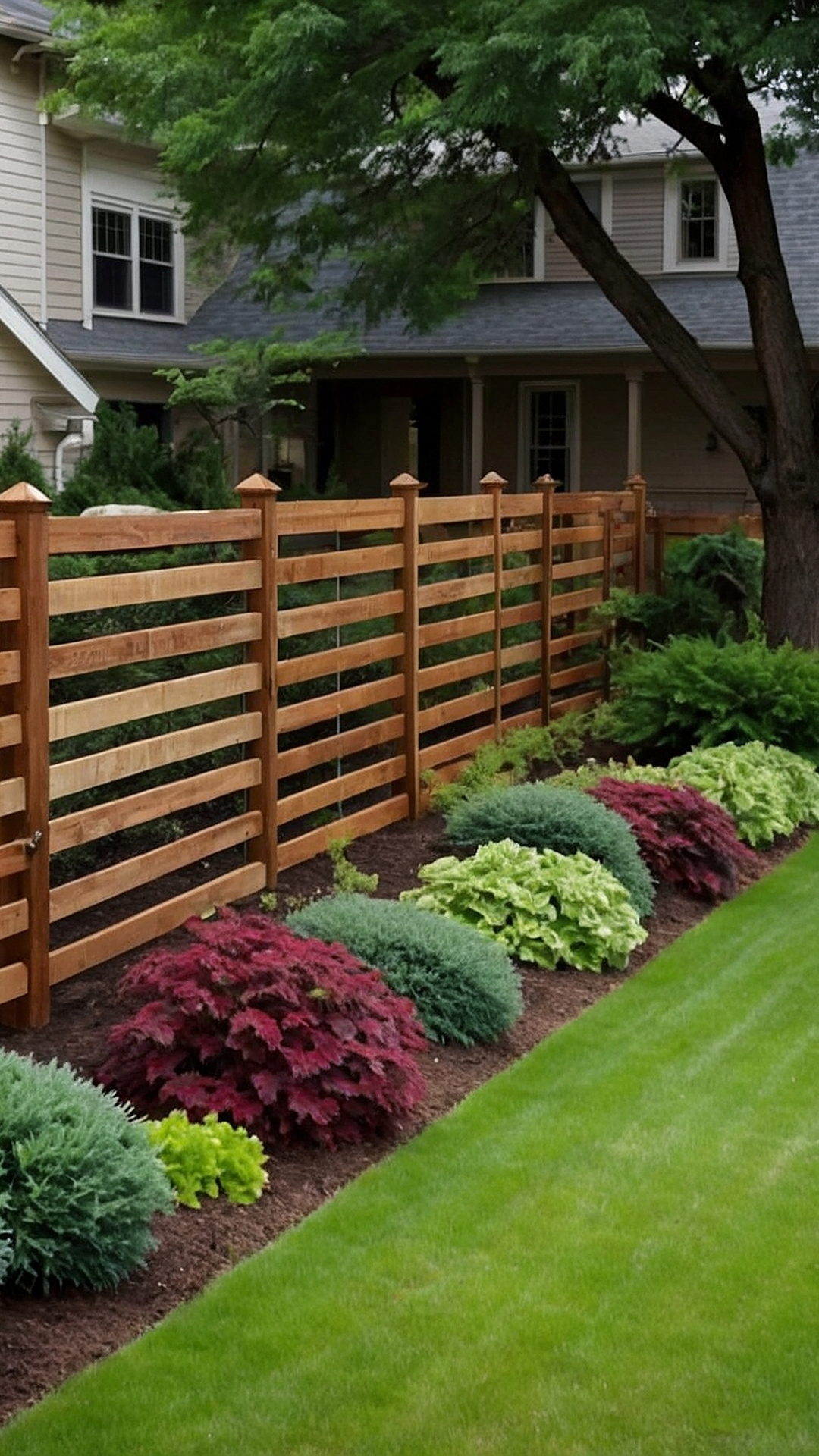 Blossom Boundaries: Flowering Fence Line Designs