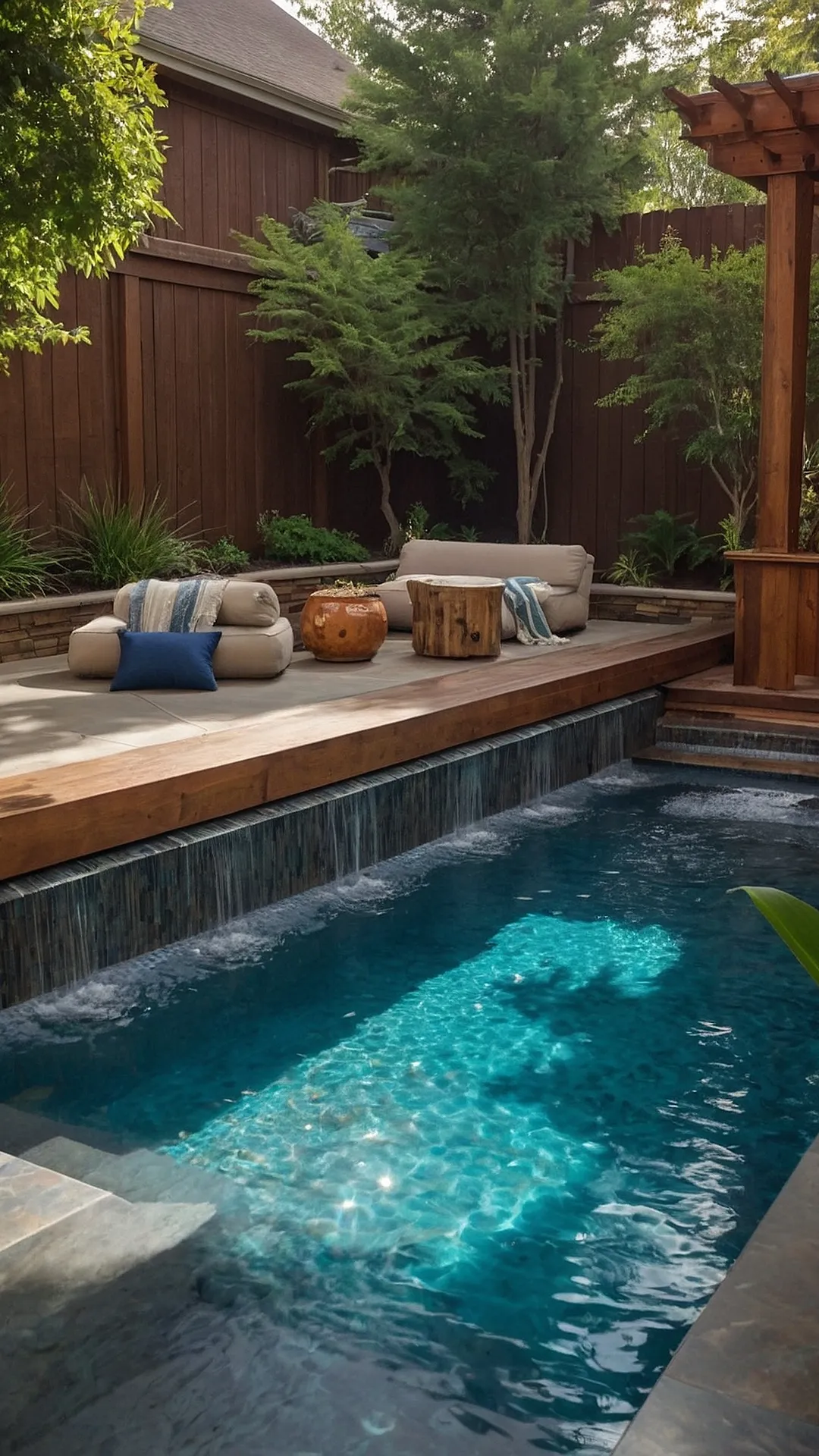 Cosy Aquatic Sanctuaries: Small Inground Pool Showcases