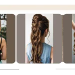 Chic Half-up Prom Hairstyles for Long Brunette Hair