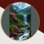 Cascading Beauty: A Collection of Aesthetic Waterfall Wallpapers