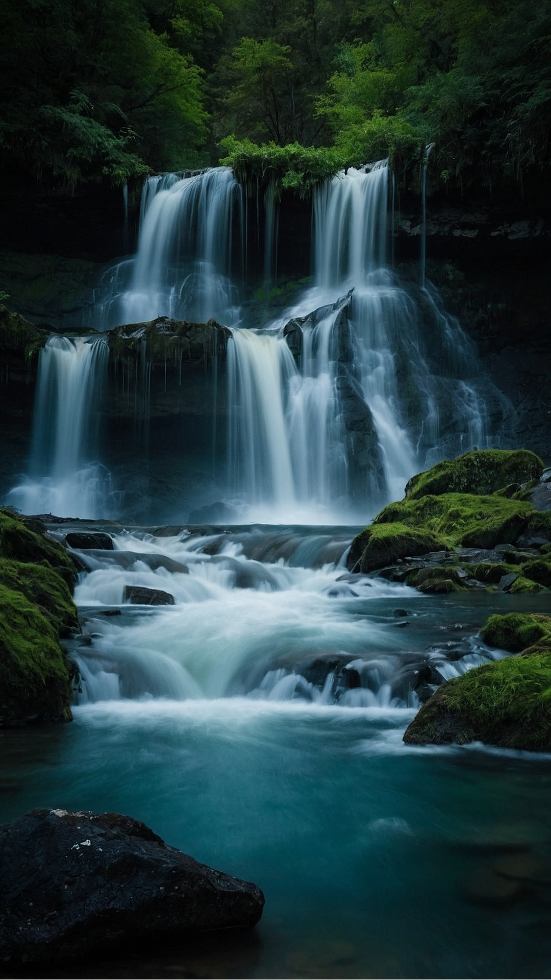 Mystical Waterfall Wall Art