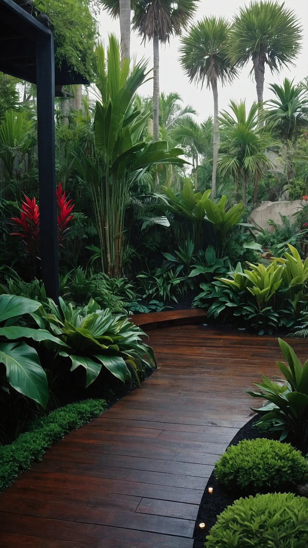 Tropical Elegance: Front Yard Garden Inspirations