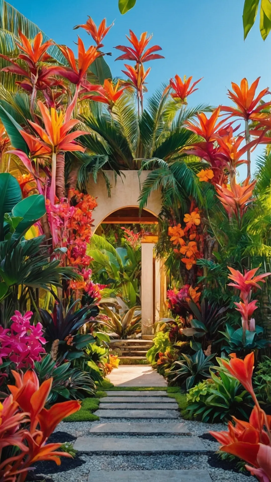 Palm Perfection: Tropical Backyard Sanctuaries