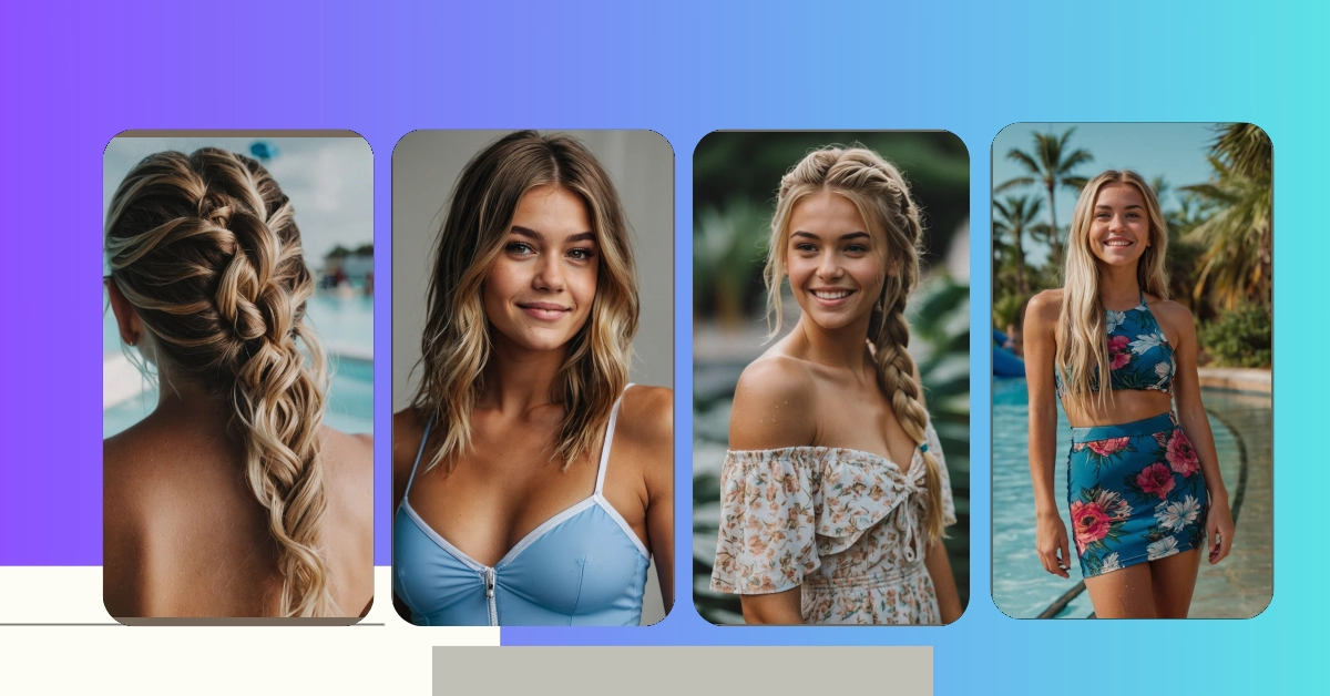 Aqua Chic: 15 Waterpark Hairstyles for Effortless Summer Style