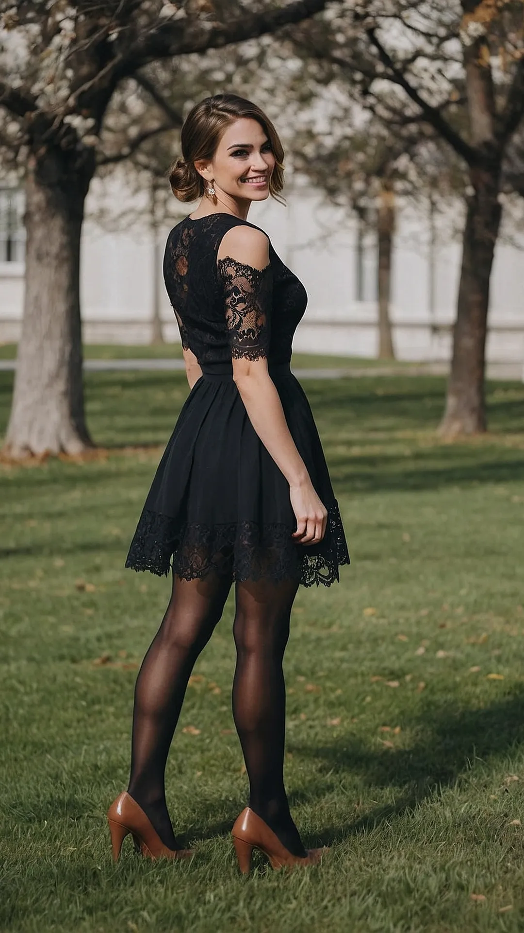 Feminine Charm: Lace Stockings Styling Suggestions