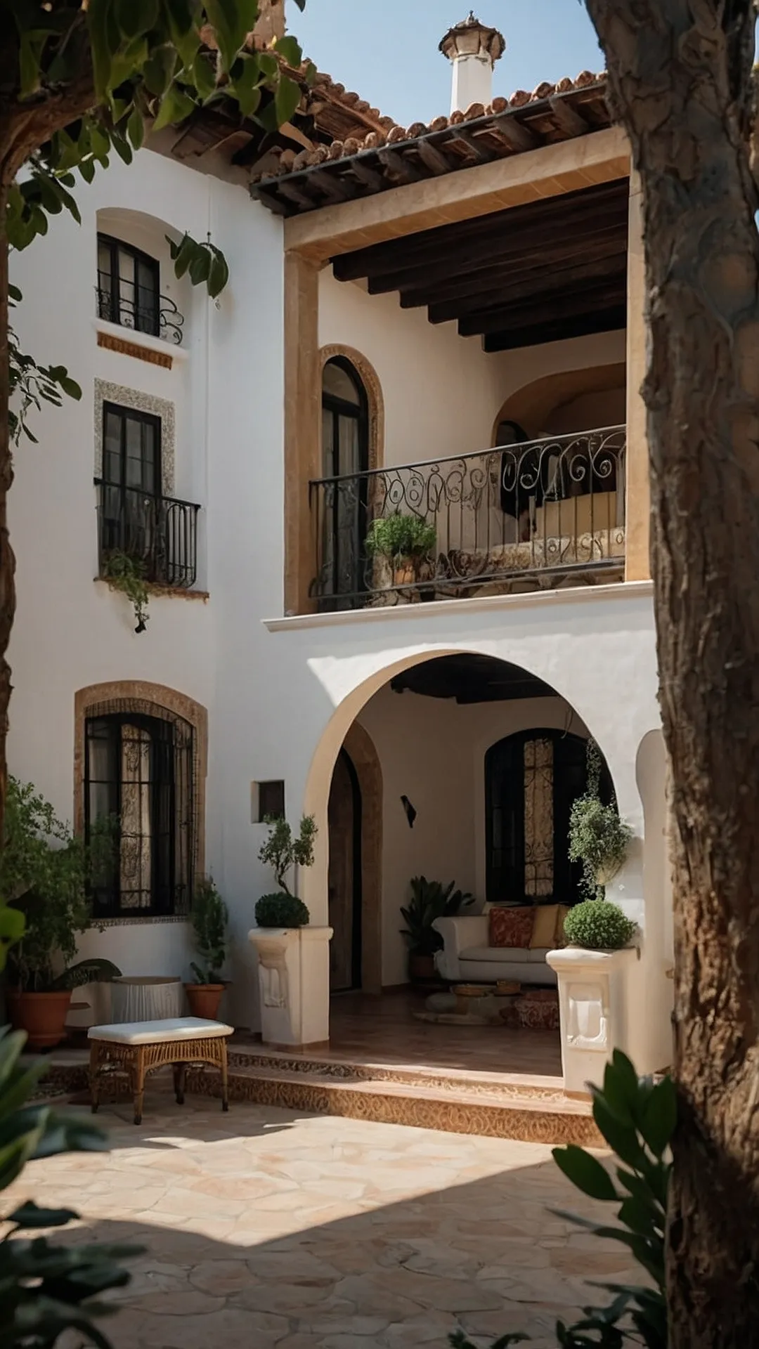 Authentic Spanish Villa Exteriors