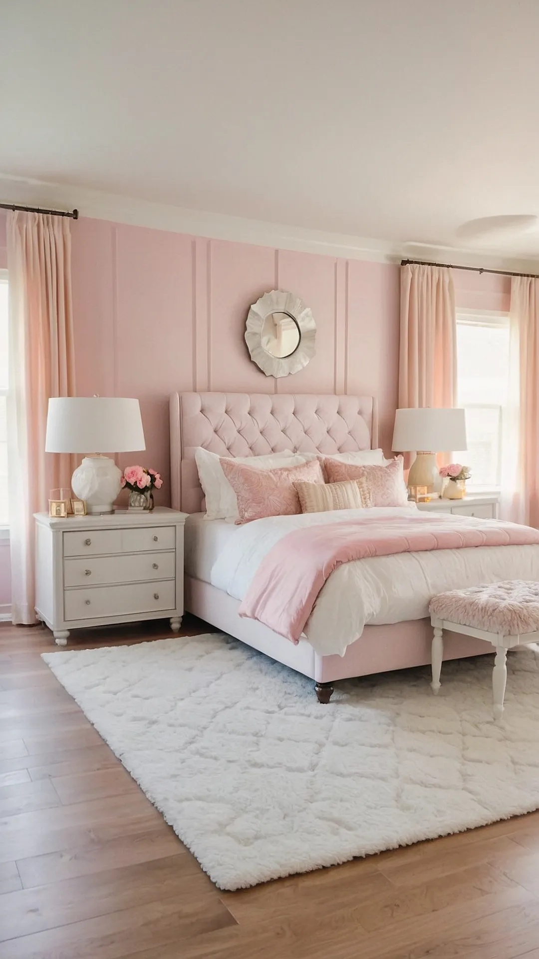 Create a Soft and Inviting Pink Bedroom Oasis