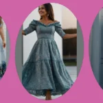 Embrace the Beauty: 15 Versatile Blue Floral Frock Outfit Ideas