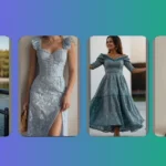 Dive into Style: 15 Blue Floral Frock Outfit Inspirations