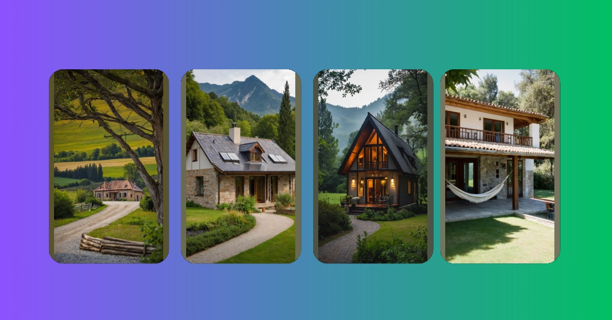 Uniting Styles: 15 Rural House Designs for the Modern Aesthetic