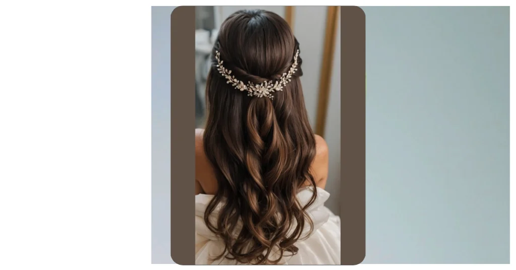 13 Chic Half Up Half Down Bridal Hairstyles for Every Bride 31 1 135