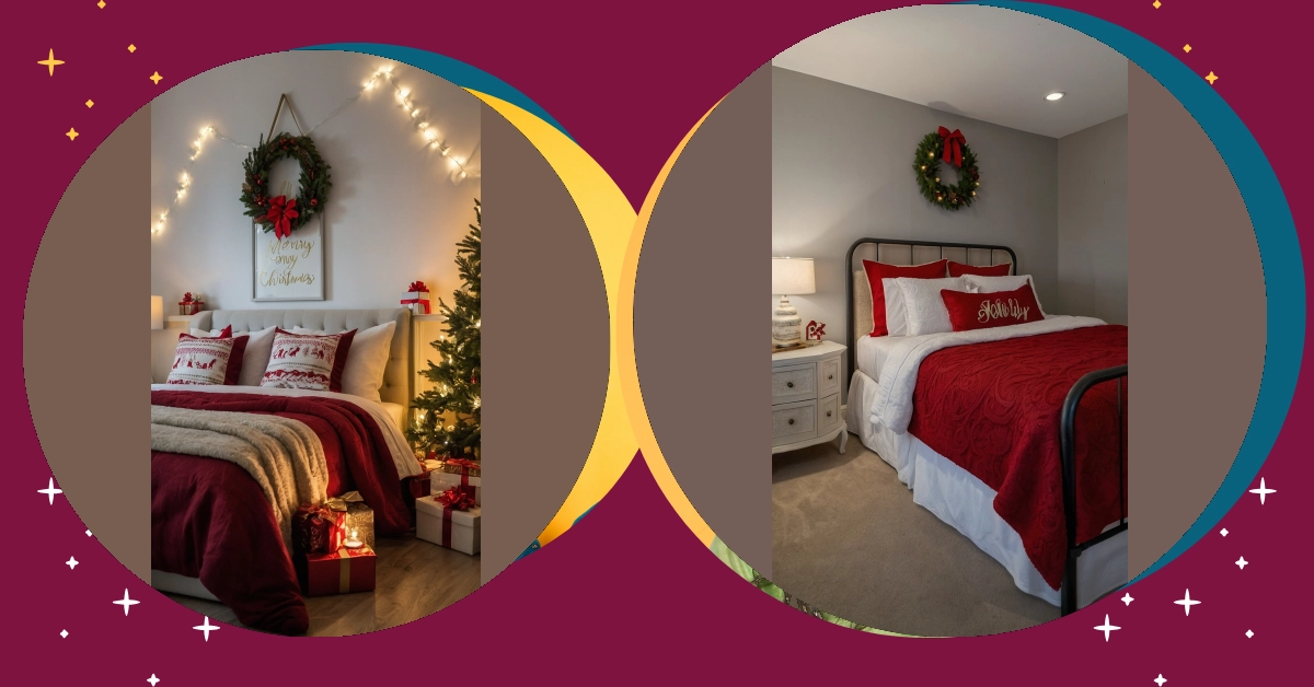 Glitter & Shine: 14 Aesthetic Christmas Bedroom Ideas for Teens