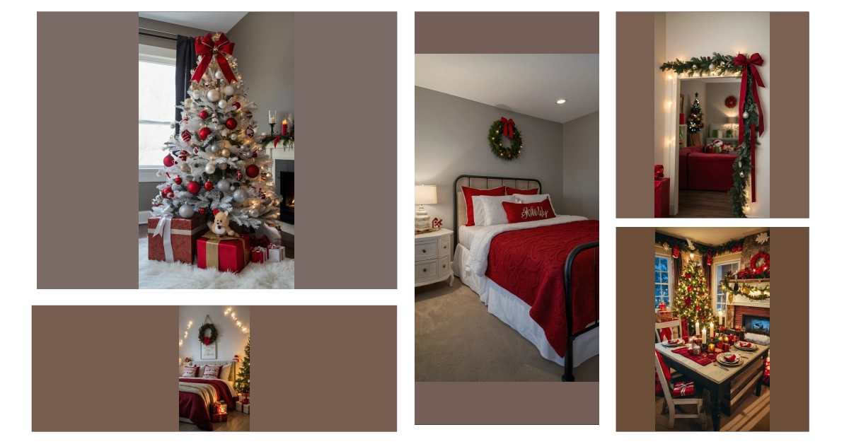 DIY Delight: 14 Aesthetic Christmas Decor Ideas for Your Girly Bedroom**  
**