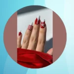 Get the Party Started with Stylish Red Christmas Nail Art