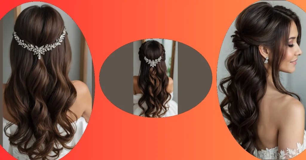 15 Stunning Half Up Half Down Hair Ideas for the Bridal Sass and Class 31 11 137