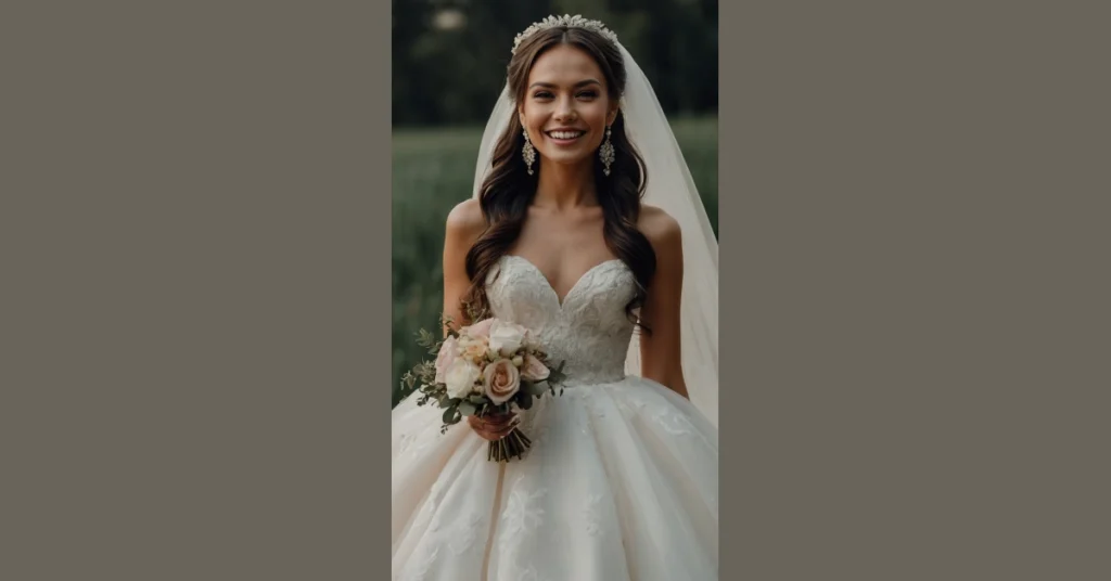 Half Up Half Down Bridal Styles: 15 Ideas to Shine on Your Big Day 31 13 137