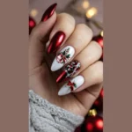 Cozy Up: 19 Simple Aesthetic Christmas Nails Ideas