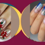 Delightful and Simple Aesthetic Christmas Nails Ideas for Winter**  
**