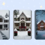 Flaunt Your Winter Charm: 10 Cozy House Exterior Inspirations