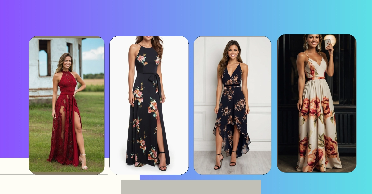 AMMALIE - CHIC SUMMER ELEGANCE MAXI DRESS