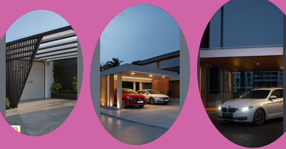 Revamp Your Ride with These 17 Modern Car Porch Design Ideas!