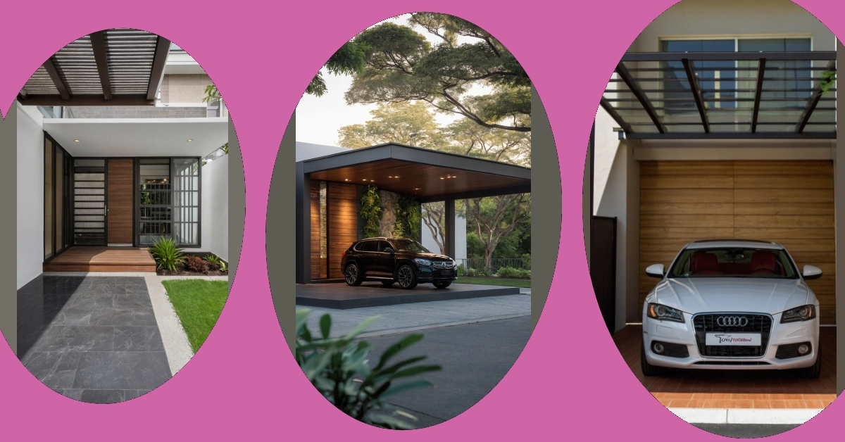 Revving Up Your Style: 17 Modern Car Porch Design Ideas