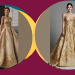 Shine Bright Like a Gold Wedding Dress: 22 Styles to Consider